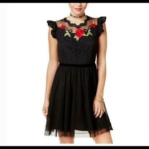 Disney Snow White Black Lace Dress size L